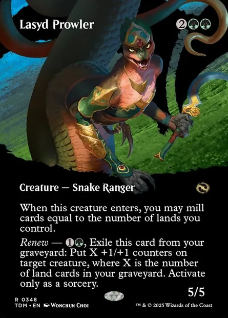 Lasyd Prowler, Magic card TDM 348 — Tarkir: Dragonstorm set