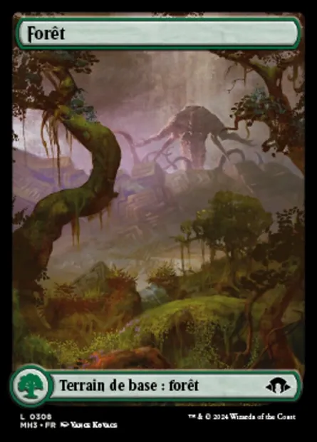 Forêt, carte Magic MH3 308 — extension Modern Horizons 3