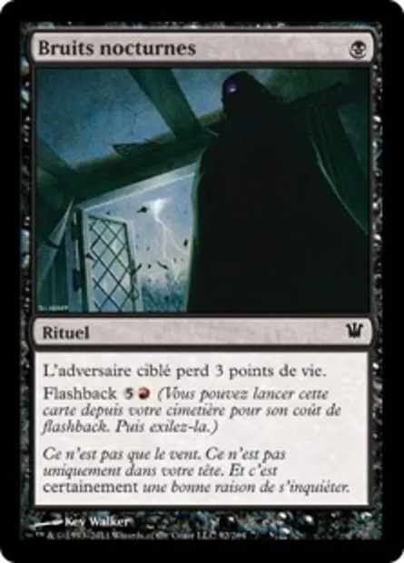 Bruits nocturnes, carte Magic ISD 92 — extension Innistrad