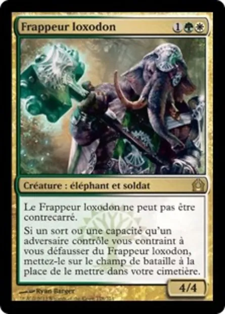 Frappeur loxodon, carte Magic RTR 178 — extension Retour à Ravnica