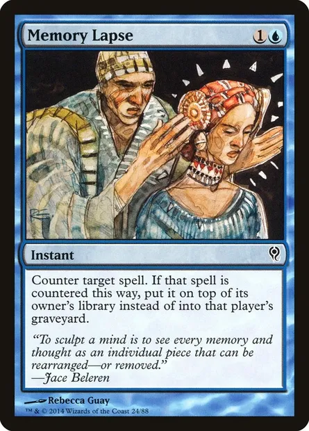 Trou de mémoire, carte Magic DDM 24 — extension Duel Decks: Jace vs. Vraska