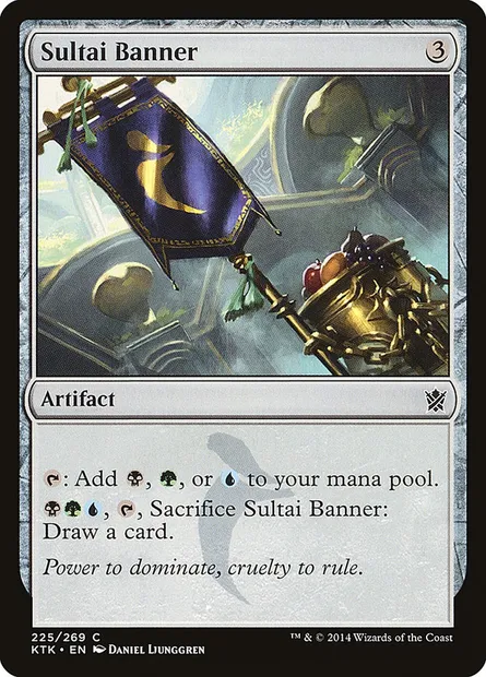 Sultai Banner, Magic card KTK 225 — Khans of Tarkir set