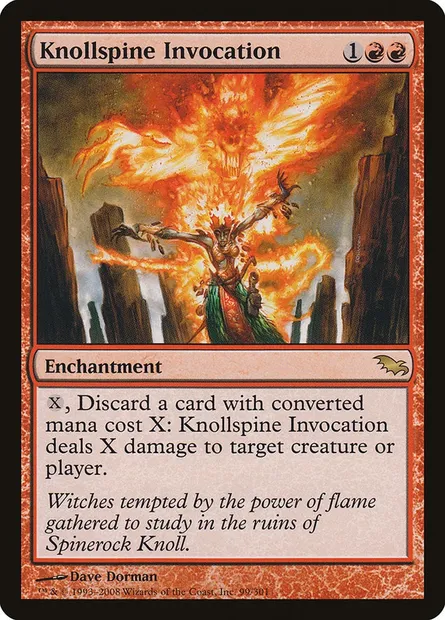 Knollspine Invocation, Magic card SHM 99 — Shadowmoor set
