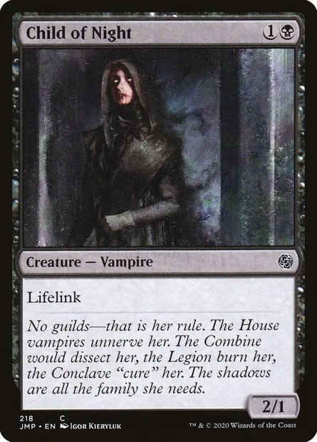 Child of Night, Magic card JMP 218 — Jumpstart set