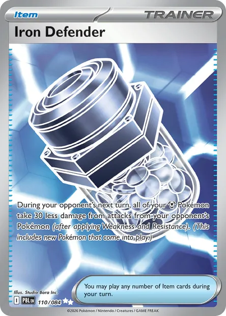 Iron Defender, Pokémon card PBL 110 — Pitch Black set