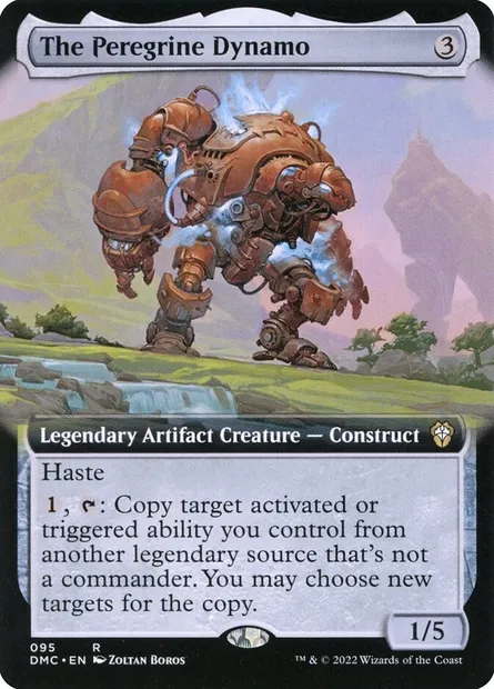 The Peregrine Dynamo, Magic card DMC 95 — Dominaria United Commander set