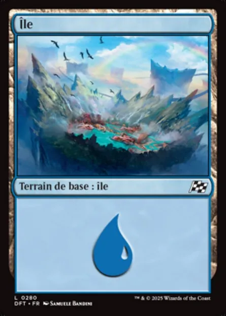 Île, carte Magic DFT 280 — extension Aetherdrift