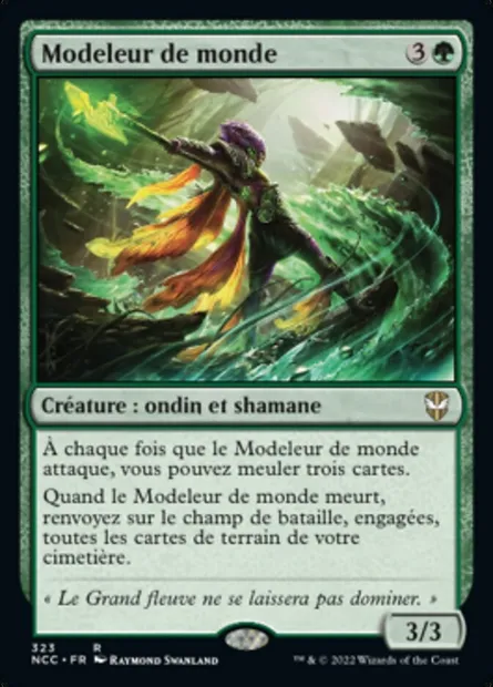 Modeleur de monde, carte Magic NCC 323 — extension New Capenna Commander