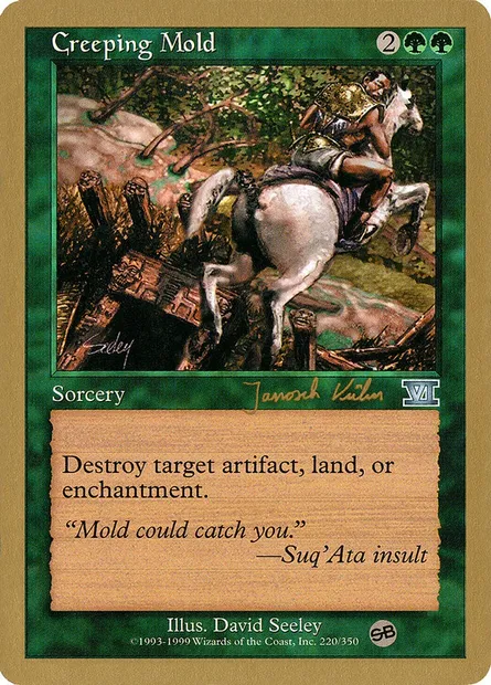 Creeping Mold, Magic card WC00 jk220sb — World Championship Decks 2000 set