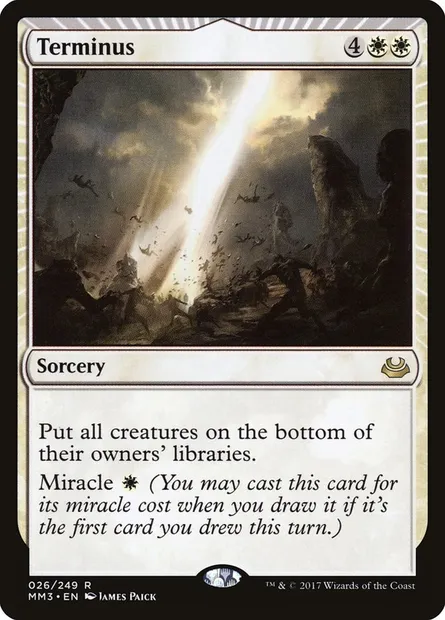 Terminus, Magic card MM3 26 — Modern Masters 2017 set