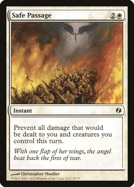 Passage protégé, carte Magic DDI 29 — extension Duel Decks: Venser vs. Koth