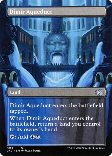 Dimir Aqueduct, Magic card 2X2 404 — Double Masters 2022 set