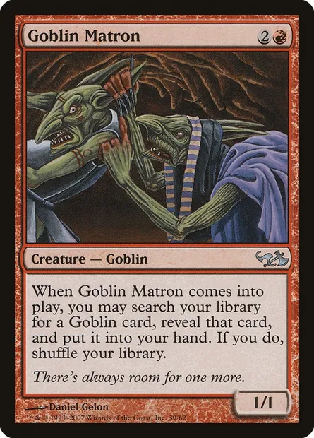 Matrone gobeline, carte Magic DD1 39 — extension Duel Decks: Elves vs. Goblins