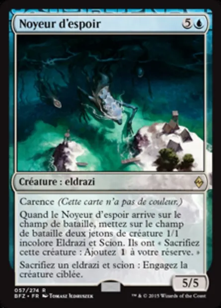 Noyeur d'espoir, carte Magic BFZ 57 — extension La bataille de Zendikar