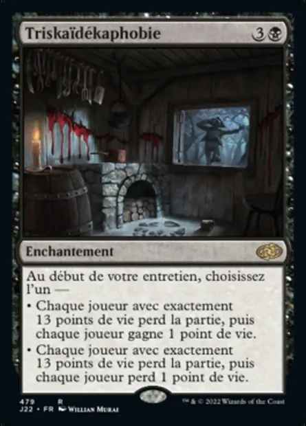 Triskaïdékaphobie, carte Magic J22 479 — extension Jumpstart 2022