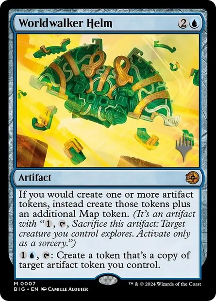 Worldwalker Helm, Magic card PBIG 7p — The Big Score Promos set