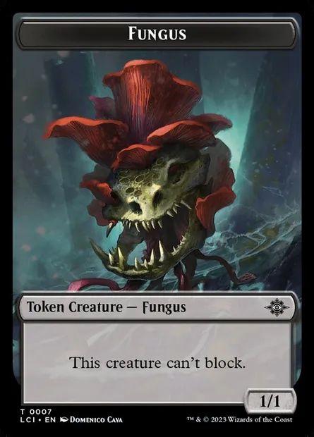 Fungus, carte Magic TLCI 7 — extension The Lost Caverns of Ixalan Tokens