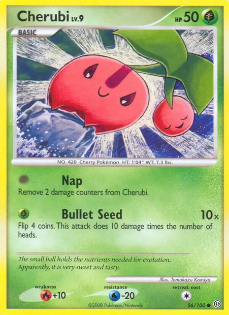 Cherubi, Pokémon card SF 56 — Stormfront set