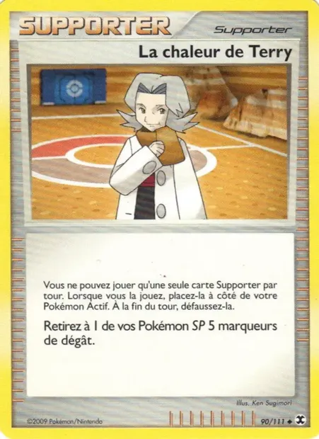 La chaleur de Terry, carte Pokémon RR 90 — extension Rivaux Émergeants