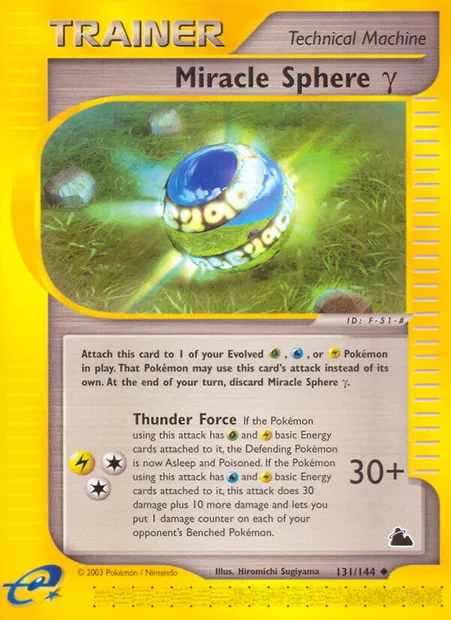 Miracle Sphere γ, Pokémon card SK 131 — Skyridge set