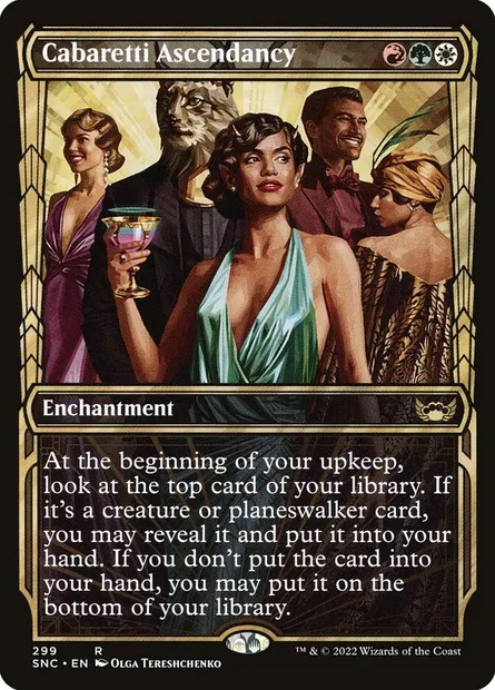 Cabaretti Ascendancy, Magic card SNC 299 — Streets of New Capenna set