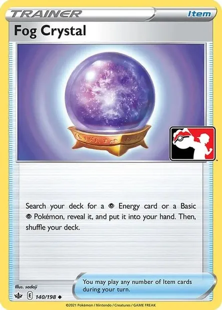 Boule de Cristal Brume, carte Pokémon PPS 140-2 — extension Play! Pokémon Prize Pack Series