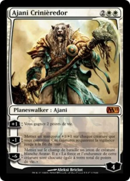 Ajani Crinièredor, carte Magic M11 1 — extension Magic 2011