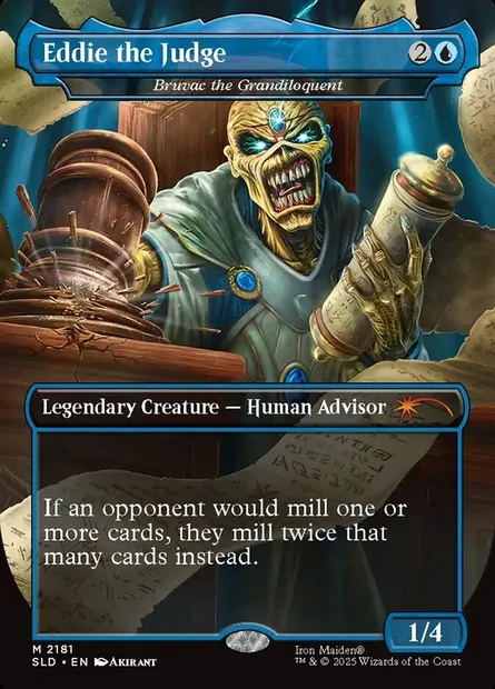 Bruvac le grandiloquent, carte Magic SLD 2181 — extension Secret Lair Drop