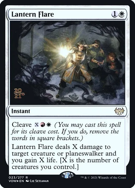 Lantern Flare, Magic card PVOW 23s — Innistrad: Crimson Vow Promos set