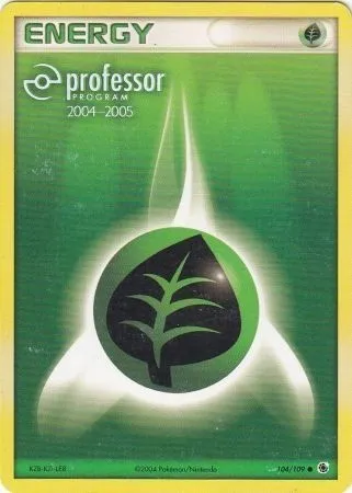 Grass Energy, Pokémon card PROF 104 — Professor Program set