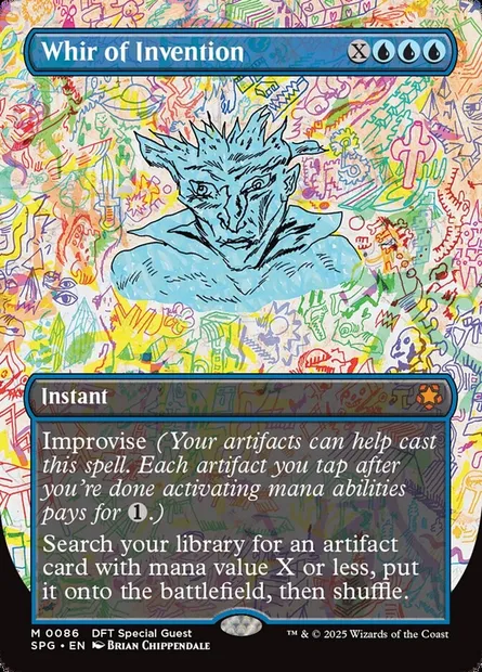Whir of Invention, Magic card SPG 86 — Special Guests set