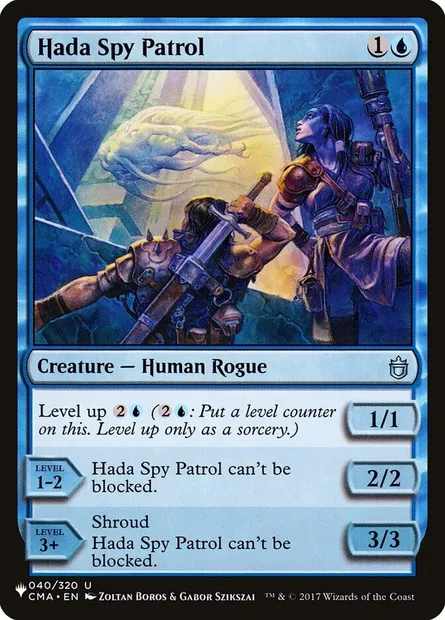Hada Spy Patrol, Magic card PLST CMA-40 — The List set