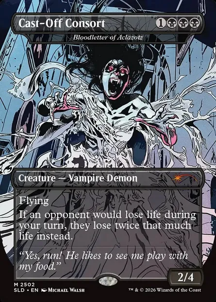 Bloodletter of Aclazotz, Magic card SLD 2502 — Secret Lair Drop set