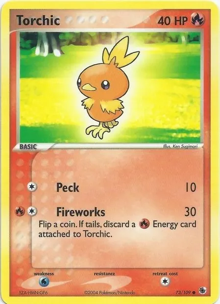 Torchic, Pokémon card EXBS 073 — EX Battle Stadium set