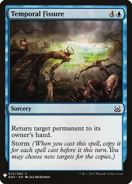 Fissure temporelle, carte Magic PLST DDS-12 — extension The List