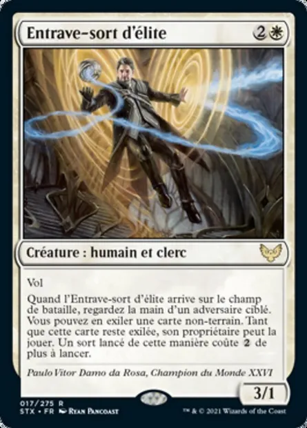 Entrave-sort d'élite, carte Magic STX 17 — extension Strixhaven: l'Académie des Mages