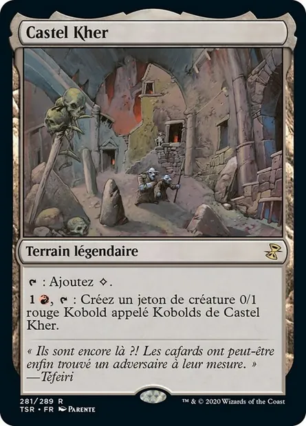 Castel Kher, carte Magic TSR 281 — extension Spirale Temporelle Remastered