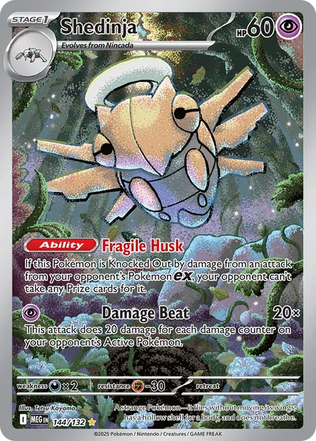Shedinja, Pokémon card MEG 144 — Mega Evolution set