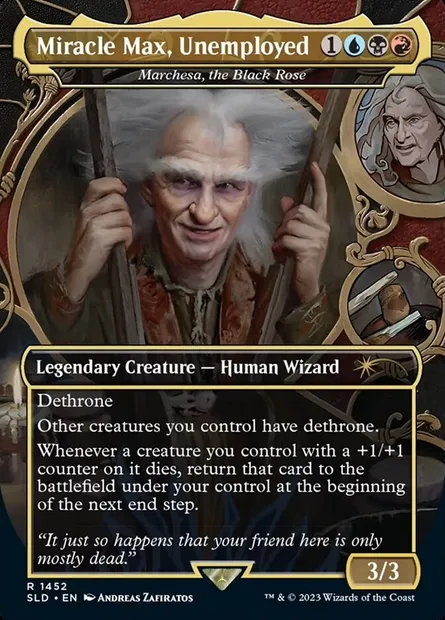 Marchesa, la Rose Noire, carte Magic SLD 1452 — extension Secret Lair Drop