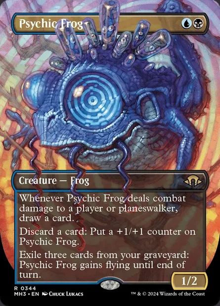 Psychic Frog, Magic card MH3 344 — Modern Horizons 3 set