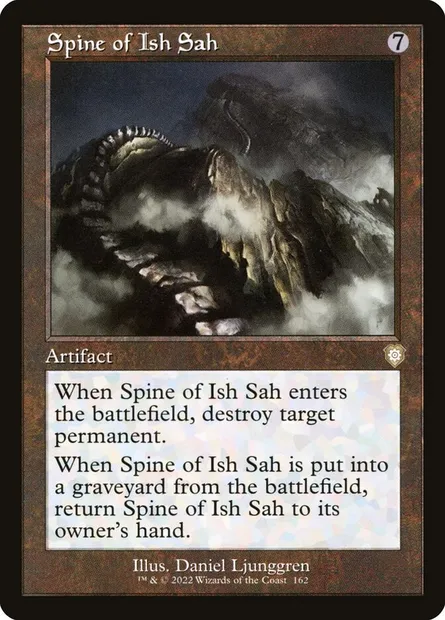 Spine of Ish Sah, Magic card BRC 162 — The Brothers' War Commander set