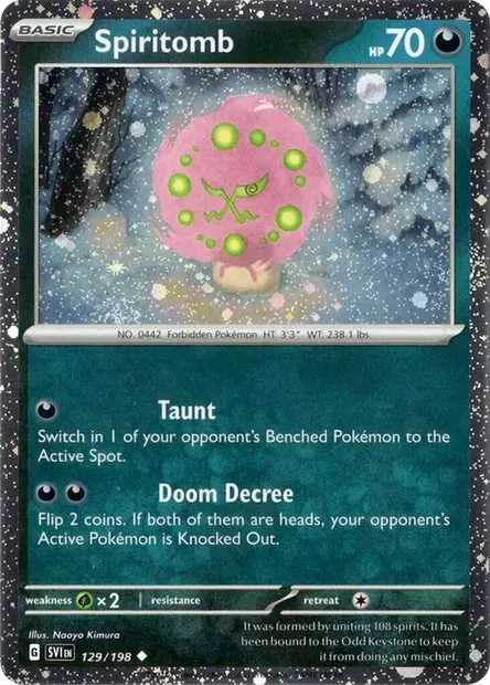 Spiritomb, carte Pokémon TDX 129-2 — extension Theme Deck & Blisters Exclusives