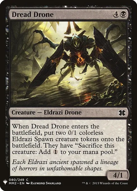 Dread Drone, Magic card PLST MM2-80 — The List set