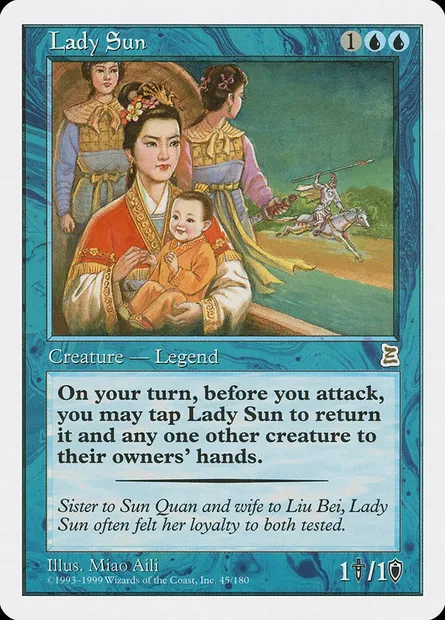 Lady Sun, Magic card PTK 45 — Portal Three Kingdoms set