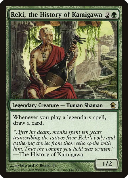Reki, l'Histoire de Kamigawa, carte Magic SOK 142 — extension Libérateurs de Kamigawa