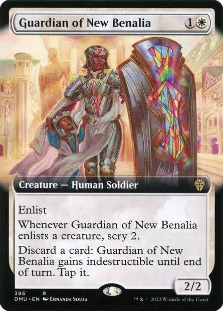 Guardian of New Benalia, Magic card DMU 386 — Dominaria United set