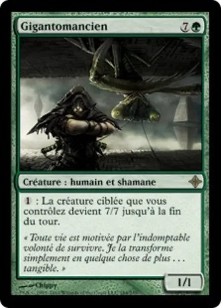 Gigantomancien, carte Magic ROE 184 — extension L'ascension des Eldrazi