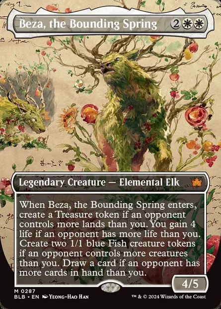 Beza, the Bounding Spring, Magic card BLB 287 — Bloomburrow set
