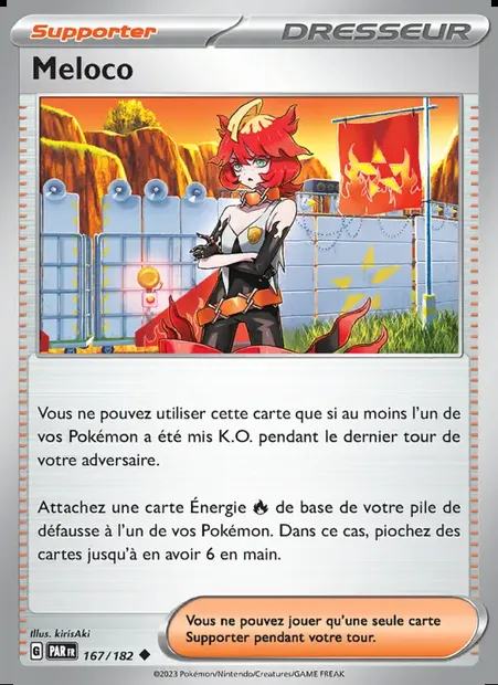 Meloco, carte Pokémon PAR 167 — extension Faille Paradoxe