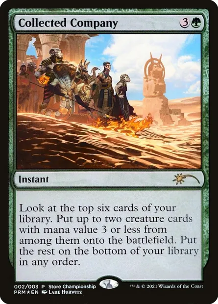 Compagnie rassemblée, carte Magic PW21 2 — extension Wizards Play Network 2021